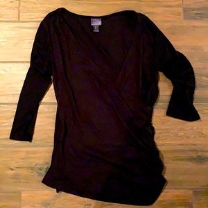 Motherhood maternity and nursing wrap shirt